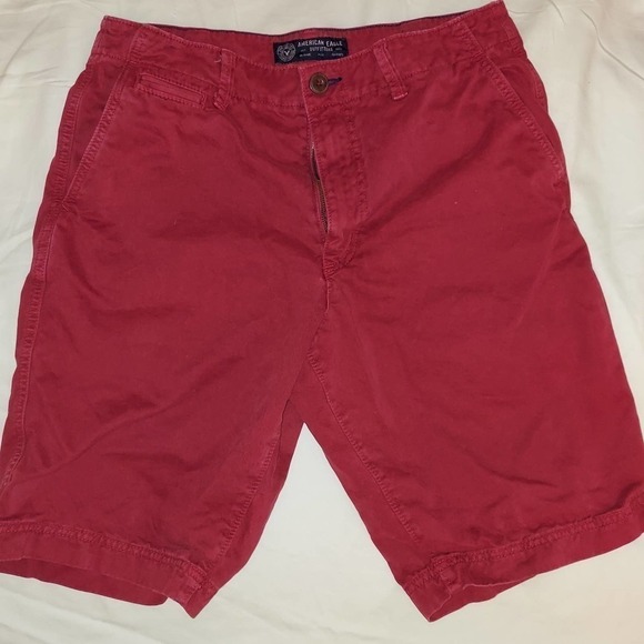 American Eagle Outfitters Jean Shorts, Red, Size 33 - Picture 1 of 7